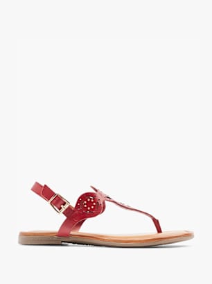 s.Oliver Sandalen-Zehentrenner Rot