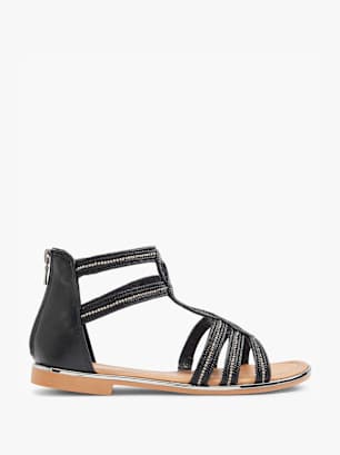Catwalk Sandale Schwarz