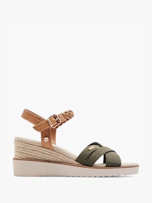 ESPRIT Sandále Kaki