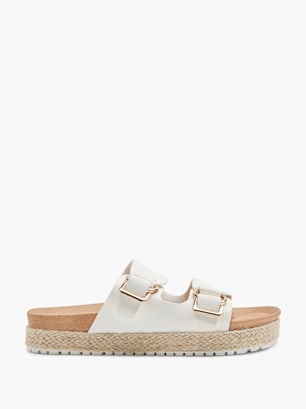 Graceland Chinelo com palmilha alta Branco