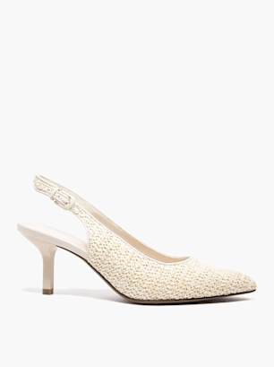 Graceland Slingback heel Cream