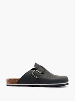 Memphis One Closed-back slipper Black