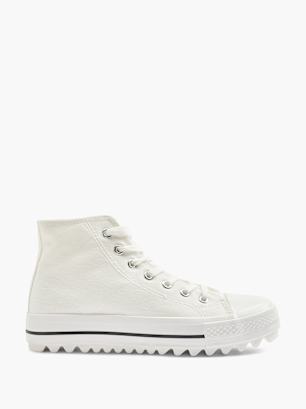 Claudia Ghizzani Hoher Sneaker Weiß
