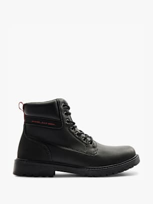 Venice Bottes à lacets Noir