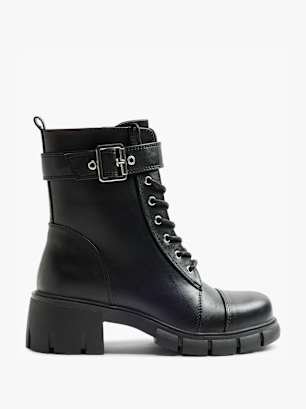 Graceland Botins com cordões Preto