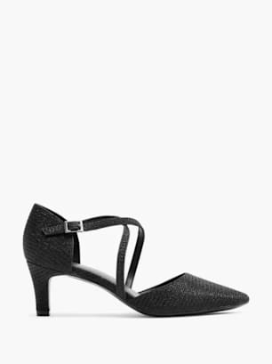 Catwalk Spangenpumps Schwarz