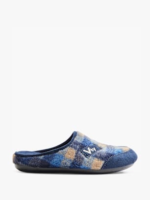 Vty Zapatillas de casa abiertas Azul oscuro