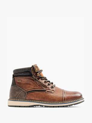 TOM TAILOR Bottes à lacets Marron