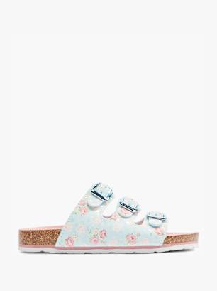 Graceland Zapatillas de casa abiertas Menta