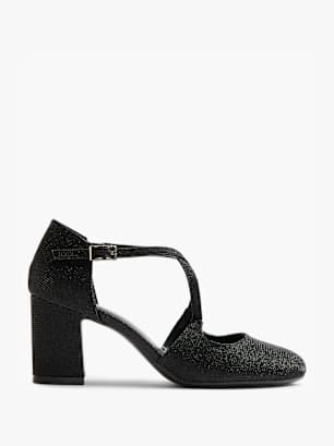 Graceland Spangenpumps Schwarz