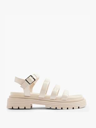 Catwalk Højhælet sandal Beige