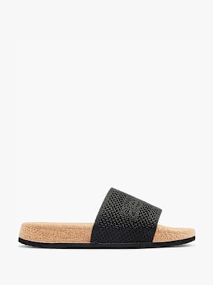 Bench Flache Pantolette Schwarz