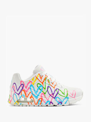 Skechers Чънки маратонки Бял