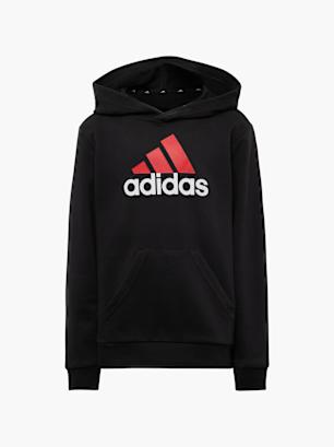 adidas Mikina s kapucí Černá