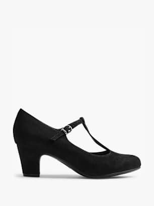 Graceland Tacones con hebilla Negro