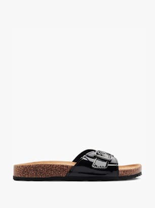 Graceland Chinelo com palmilha alta Preto