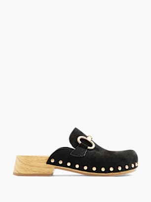 Catwalk Closed-back slipper Black