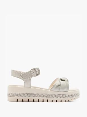 Graceland Sandalo con tacco Grigio