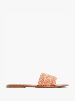 Catwalk Flache Pantolette Orange