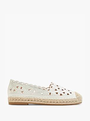 Graceland Espadrile Alb