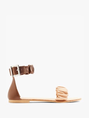 Vero Moda Sandały Kremowy