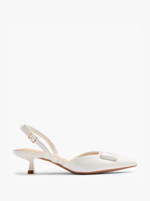 Graceland Slingback salonke Bijela