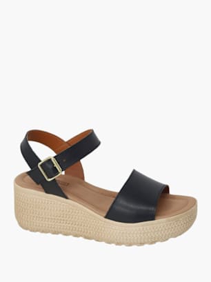 5th Avenue Sandalias Negro