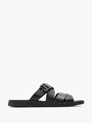 AM SHOE Šľapky Čierna