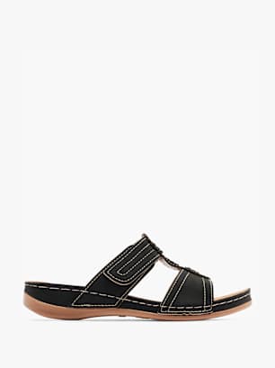 Easy Street Sapatilha rasa Preto
