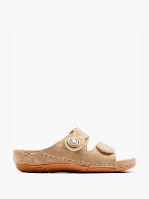 Easy Street Sapato de casa aberto Bege