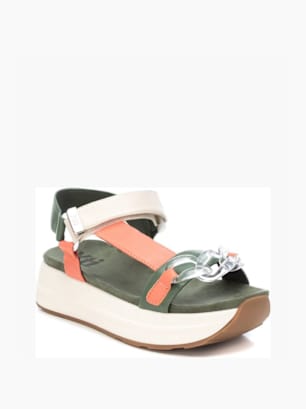Xti Sandalias de tacón Caqui