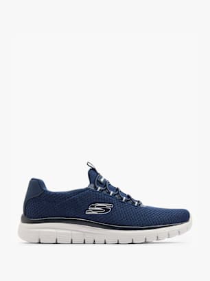 Skechers Baskets Bleu foncé
