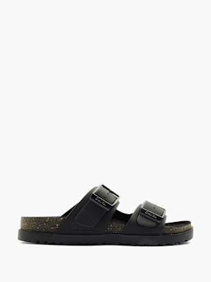 Bench Flache Pantolette Schwarz
