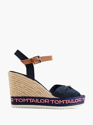 TOM TAILOR Højhælet sandal Mørkeblå