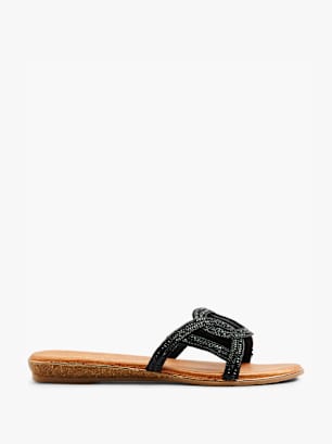 Claudia Ghizzani Slip in sandal Sort