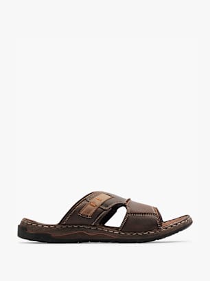 Gallus Flache Pantolette Braun