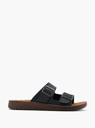 Sandalo da spiaggia casual da uomo Norty 41390 nero-grigio Sandalo da spiaggia casual da uomo Norty 41390 nero-grigio