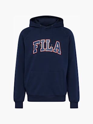 FILA Džemperis su gobtuvu Tamsiai mėlyna