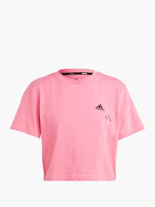 adidas Marškinėliai Rožinė