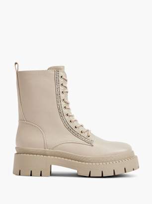 Catwalk Snørestøvle Beige