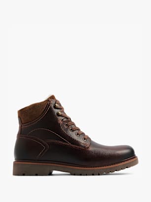 AM SHOE Snørestøvle Cognac