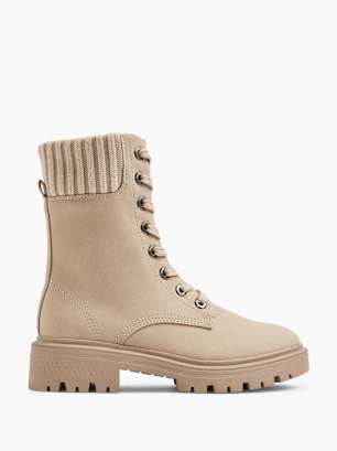 Graceland Bota con cordones Beige