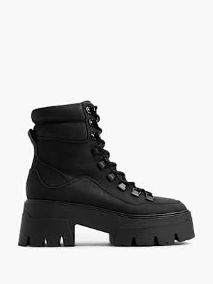Catwalk Čizme s vezicama Crna