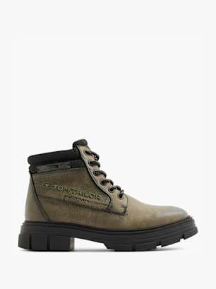 TOM TAILOR Schnürboots Khaki