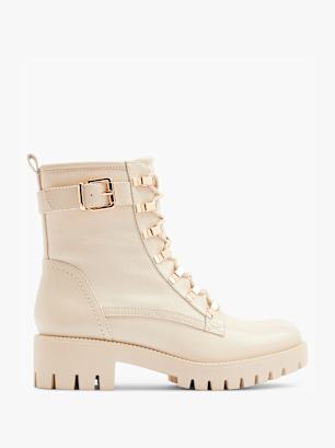 Graceland Bottes à lacets Beige
