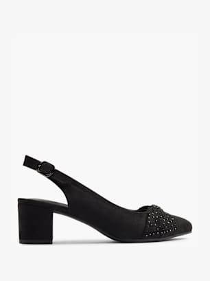 Easy Street Slingback salonarji Črna