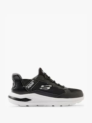 Skechers Flad sko Sort