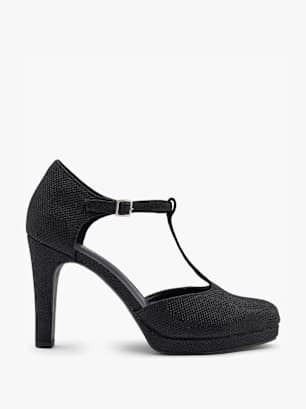 Catwalk Spangenpumps Schwarz