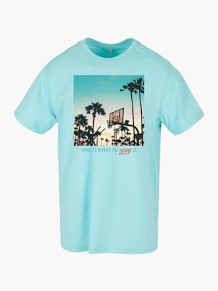 Mister Tee T-Shirt Niebieski