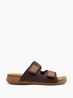 Björndal Zapatillas de casa abiertas Marrón